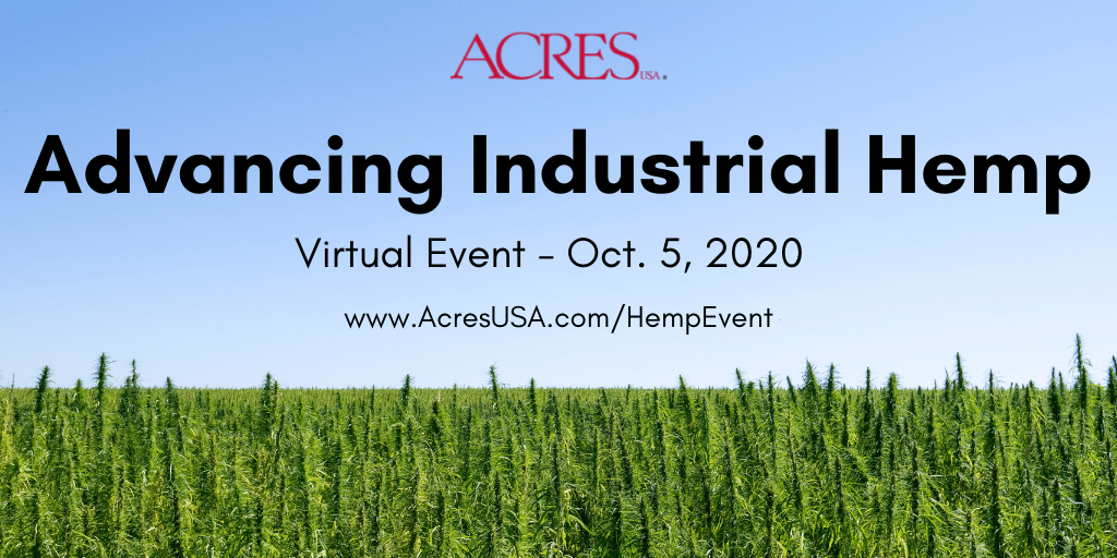 Advancing Industrial Hemp virtual event