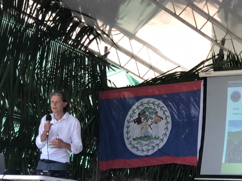 Andre Leu speaks at the inaugural Tropical Agriculture Conference in Belize