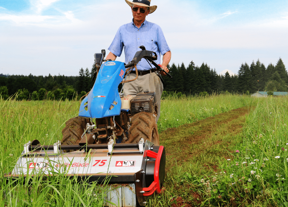 Managing Cover Crops with Two-Wheel Tractors