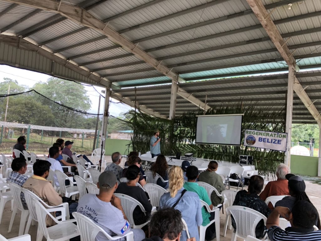 Taylor Walker speaks at the Tropical Agriculture Conference