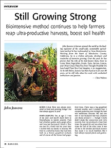 Interview: Biointensive method continues to help farmers reap ultra-productive harvests, boost soil health