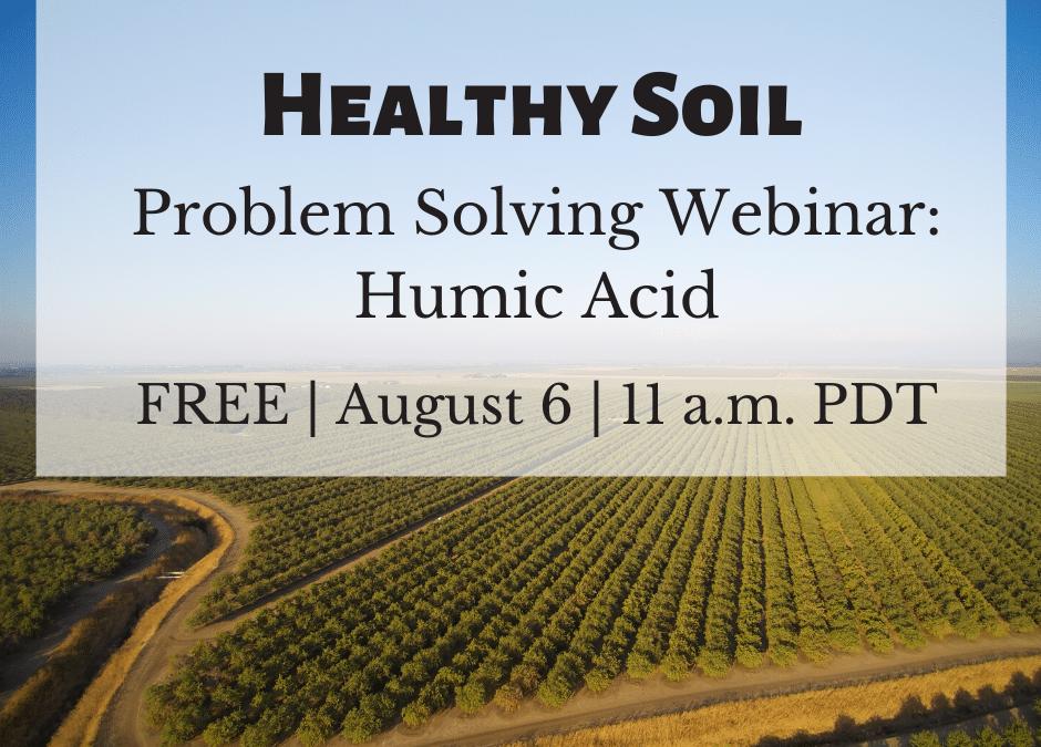 Watch the 1st Healthy Soil Problem-Solving Webinar