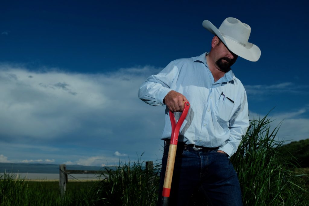 Spencer Smith on ranch forage