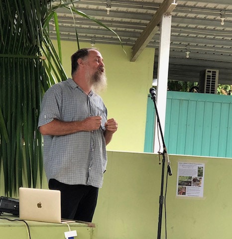Christopher Nesbitt at the Tropical Agriculture Conference